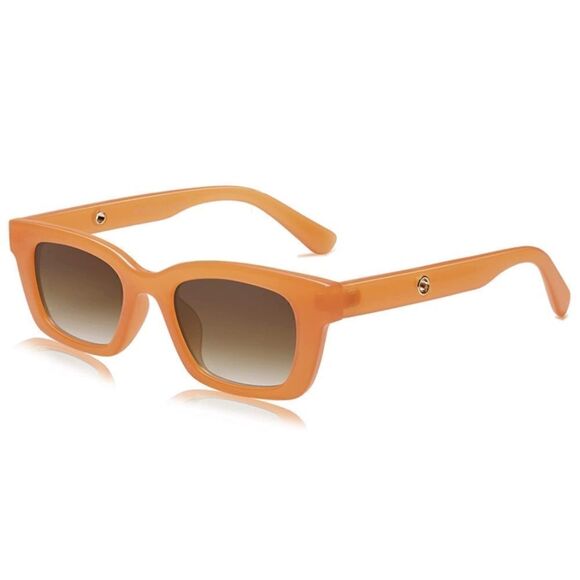 Rectangular Retro Chunky Sunglasses  - Picture 1 of 4